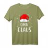 Oma Claus Weihnachtsoutfit Familie Weihnachten T-Shirt - Lustiges festliches Oberteil für die ganze Familie zu Heilig Abend