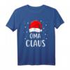 Oma Claus Weihnachtsoutfit Familie Weihnachten T-Shirt - Lustiges festliches Oberteil für die ganze Familie zu Heilig Abend