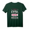 Ich bin eine Oma wie eine Mama aber ohne Regeln T-Shirt – Lustiges, humorvolles Retro Shirt als Geschenk für Oma zum Geburtstag, Weihnachten und Familienfeiern