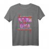 Damen T-Shirt mit Spruch 'Ich habe zwei Titel Mama und Oma' mit Orchideen – Witziges Geschenk für Großmütter