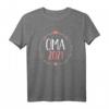 Oma 2021 T-Shirt mit Blumen – Klassisches Geschenk für Großmütter, Oma, Omis & Großmamas, ideal für Familienfeiern & Babyankündigungen