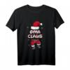 Oma Claus Weihnachten Familien-Partnerlook Langarmshirt – Lustiges Weihnachtsmann Kostüm für die Feiertage & festliche Familienfotos