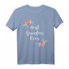 Best Grandma Ever T-Shirt - Pink Flowers Floral Oma Shirt für Geburtstage, Muttertag & besondere Anlässe
