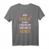Lustiges Häkel T-Shirt mit Spruch - Wenn Oma es nicht stricken kann, kann es kein sagen - Originelles Geschenk für Oma und Handarbeitsliebhaber