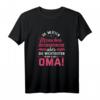 Die meisten Menschen nennen mich Oma - Lustiges Oma T-Shirt Geschenk für Geburtstag & Weihnachten, perfekt für Enkelkinder