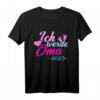 Ich werde Oma 2023 Schwangerschaft verkünden T-Shirt – Persönliches Babyankündigungsshirt für Familienmitglieder