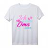 Ich werde Oma 2023 Schwangerschaft verkünden T-Shirt – Persönliches Babyankündigungsshirt für Familienmitglieder