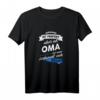 Damen T-Shirt Oma Geschenk Großmutter Enkel & Enkelin mit Witz Spruch – Lustiges Geburtstags- & Weihnachtsgeschenk für Oma