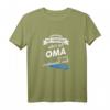 Damen T-Shirt Oma Geschenk Großmutter Enkel & Enkelin mit Witz Spruch – Lustiges Geburtstags- & Weihnachtsgeschenk für Oma