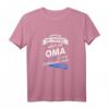 Damen T-Shirt Oma Geschenk Großmutter Enkel & Enkelin mit Witz Spruch – Lustiges Geburtstags- & Weihnachtsgeschenk für Oma