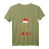 Damen Oma Claus Weihnachts Pyjama Geschenk – Festliches T-Shirt mit V-Ausschnitt für Großmutter & Damen, perfekte Geschenkidee für Weihnachten & Nikolaustag