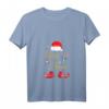 Damen Oma Claus Weihnachts Pyjama Geschenk – Festliches T-Shirt mit V-Ausschnitt für Großmutter & Damen, perfekte Geschenkidee für Weihnachten & Nikolaustag