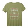 Lustiges HapDog T-Shirt Jahrgang 1981 Januar – Vintage Stil Geschenk für Sie & Ihn, Familie & Freunde