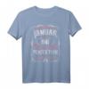 Lustiges HapDog T-Shirt Jahrgang 1981 Januar – Vintage Stil Geschenk für Sie & Ihn, Familie & Freunde