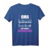 Damen Oma Lustig Großmutter Enkel Familie Geschenk T-Shirt - Humorvolles Spruch-Shirt für die liebe Großmutter