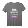 Damen Oma Lustig Großmutter Enkel Familie Geschenk T-Shirt - Humorvolles Spruch-Shirt für die liebe Großmutter