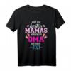 Nur die besten Mamas werden zur Oma befördert 2021 T-Shirt – Humorvolles Geschenk für zukünftige Großmütter