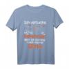 Kinder Ich versuche mich zu benehmen Oma lustiges Kinder Spruch T-Shirt - Originelles Geschenk für Kinder und Oma mit humorvollem Design