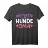 Weltbeste Hunde Oma T-Shirt – Klassisch geschnitten, perfektes Geschenk für hundeliebende Großmütter