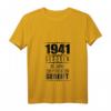 Damen & Herren 80. Geburtstag T-Shirt mit Spruch - Deko & Geschenk für Opa, Oma, Papa & Mama 1941 Geburtstag