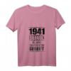 Damen & Herren 80. Geburtstag T-Shirt mit Spruch - Deko & Geschenk für Opa, Oma, Papa & Mama 1941 Geburtstag