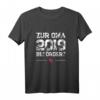 Damen T-Shirt 'Zur Oma 2019 befördert' – Originelle Geschenkidee für werdende Großmutter, ideal zum Geburtstag, Weihnachten oder Muttertag