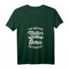 Damen T-Shirt mit Aufdruck 'Die besten Mütter werden zur Oma befördert' - Lustiges Weihnachts- und Familiengeschenk mit V-Ausschnitt