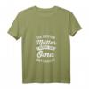 Damen T-Shirt mit Aufdruck 'Die besten Mütter werden zur Oma befördert' - Lustiges Weihnachts- und Familiengeschenk mit V-Ausschnitt