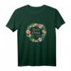 Damen Beste Oma der Welt Blumenkranz T-Shirt – Perfektes Muttertagsgeschenk für Oma, Mutti und Mama zur Wertschätzung
