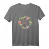 Damen Beste Oma der Welt Blumenkranz T-Shirt – Perfektes Muttertagsgeschenk für Oma, Mutti und Mama zur Wertschätzung