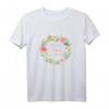 Damen Beste Oma der Welt Blumenkranz T-Shirt – Perfektes Muttertagsgeschenk für Oma, Mutti und Mama zur Wertschätzung