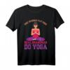 Lustiges Oma Yoga T-Shirt - Perfektes Geschenk für die Großmutter, die aktiv ist & ihren Humor zeigt