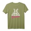 Französische Bulldogge Oma T-Shirt - Klassisch geschnitten, doppelt genähter Saum, ideales Geschenk für Bulldoggen-Liebhaberinnen