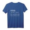 Oma Definition Frauen Oma T-Shirt - Lustiges Geschenk für Weihnachten, Muttertag, Geburtstag und mehr von Enkelkindern
