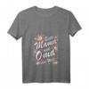 Damen V-Ausschnitt T-Shirt mit Blumenmotiv – Geschenkidee für Mama, Oma & Großmutter zum Geburtstag, Muttertag & Weihnachten