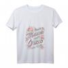 Damen V-Ausschnitt T-Shirt mit Blumenmotiv – Geschenkidee für Mama, Oma & Großmutter zum Geburtstag, Muttertag & Weihnachten
