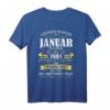 Lustiges 60. Geburtstag T-Shirt Jahrgang 1961 - Vintage Geschenkidee für Ihn und Sie, Legendär seit Januar 1961