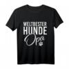 Weltbester Hunde Opa T-Shirt – Geschenkidee für Hundeliebhaber, Großväter & Hundebesitzer, perfekt für Geburtstage & Weihnachten