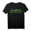 Lächeln statt Hecheln T-Shirt für eBike, Pedelec & Mountainbike Fahrer – Lustiges Geschenk für Fahrradliebhaber, Opa & Oma zum Geburtstag oder Ostern