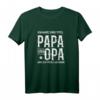 Herren T-Shirt 'Ich Habe Zwei Titel Papa Und Opa' – Geschenk für Vater & Großvater zu Weihnachten, Geburtstag & Vatertag