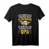 Herren Opa Elektriker T-Shirt - Lustiges Baustellen Design als Geschenk für den wichtigsten Menschen