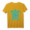 Polynesien Maori Schildkröte Honu Plumeria Tribal Tattoo T-Shirt – Geschenkidee für Maori Fans, Taucher & Schildkrötenliebhaber zu Geburtstag, Weihnachten & besonderen Anlässen
