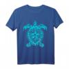 Polynesien Maori Schildkröte Honu Plumeria Tribal Tattoo T-Shirt – Geschenkidee für Maori Fans, Taucher & Schildkrötenliebhaber zu Geburtstag, Weihnachten & besonderen Anlässen