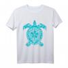 Polynesien Maori Schildkröte Honu Plumeria Tribal Tattoo T-Shirt – Geschenkidee für Maori Fans, Taucher & Schildkrötenliebhaber zu Geburtstag, Weihnachten & besonderen Anlässen