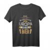 Ruhe da hinten, Uropa will ein Bier T-Shirt – Lustiges Geschenk für Opa, Uropa & Großeltern zum 80., 90. & 100. Geburtstag