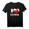 Südtirol Liebe Herz Berge Natur T-Shirt – Perfektes Geschenk für Fans der Alpen, Dolomiten & Südtiroler Natur