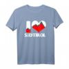 Südtirol Liebe Herz Berge Natur T-Shirt – Perfektes Geschenk für Fans der Alpen, Dolomiten & Südtiroler Natur