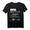 Das Geschenk für den Großvater Opa GmbH - Lustiges T-Shirt für Helden der Familie zum Geburtstag, Ostern & Weihnachten