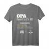 Das Geschenk für den Großvater Opa GmbH - Lustiges T-Shirt für Helden der Familie zum Geburtstag, Ostern & Weihnachten