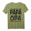 Ich habe zwei Jobs Papa und Opa und ich Rocke sie beide T-Shirt - Originelles Geschenk für den besten Vater und Opa zum Geburtstag, Weihnachten & Vatertag